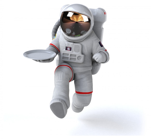 Animation astronaute amusante