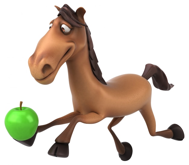 Animation de cheval amusante