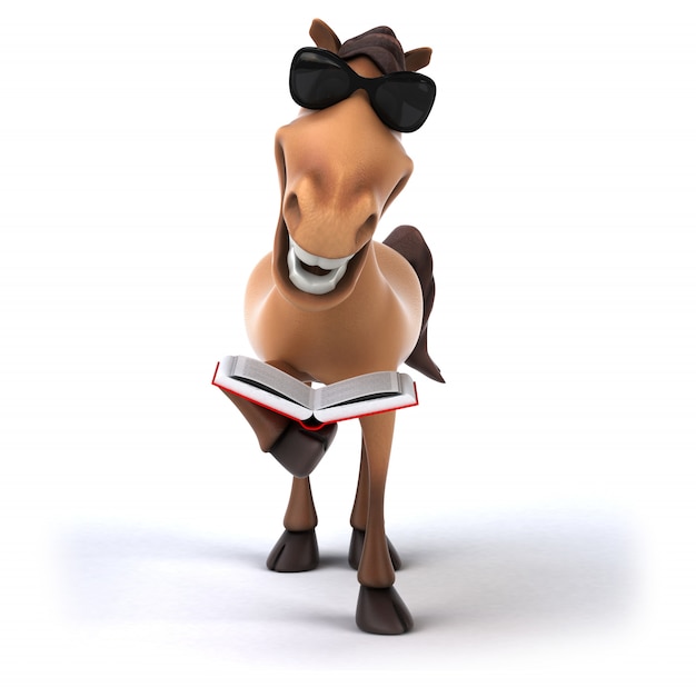 Animation de cheval amusante