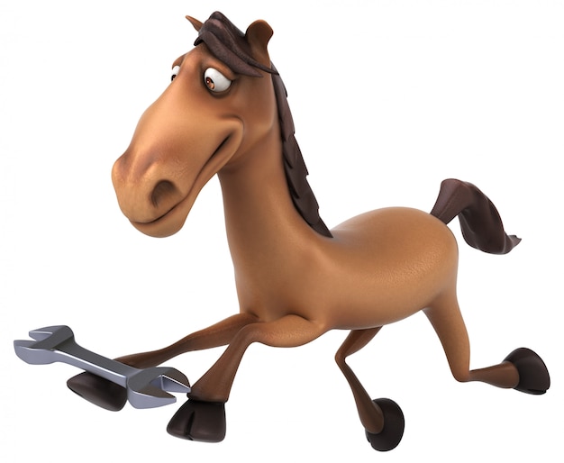 Animation de cheval amusante