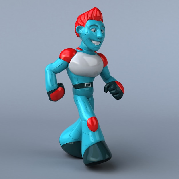 Animation du robot rouge