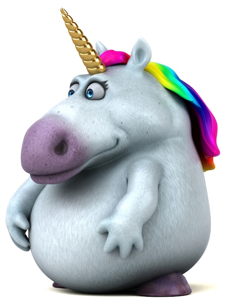 Animation de licorne amusante