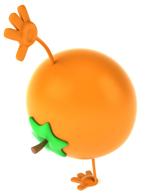 Animation orange amusante