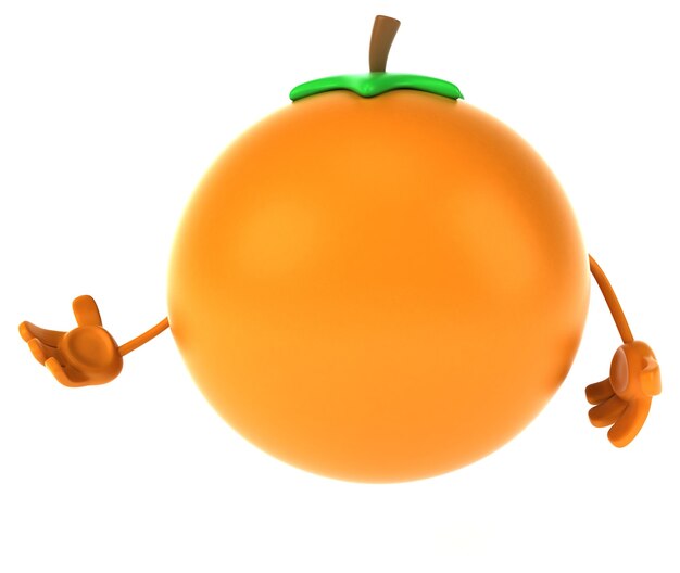 Animation orange amusante