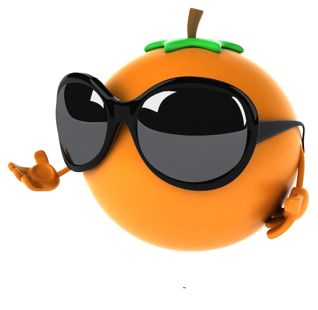 Animation orange amusante