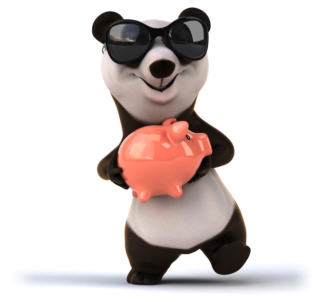 Animation panda amusante