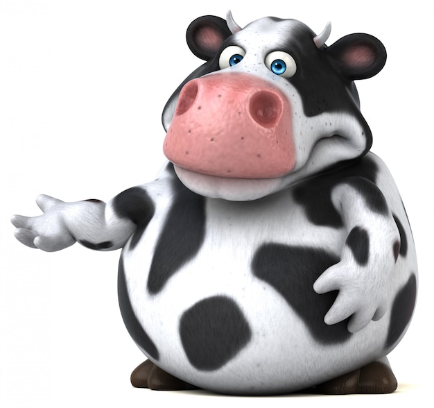 Animation de vache amusante