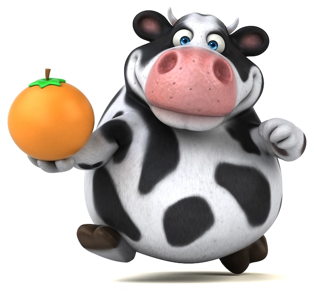 Animation de vache amusante