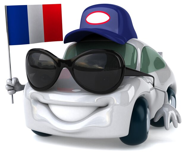 Animation de voiture amusante