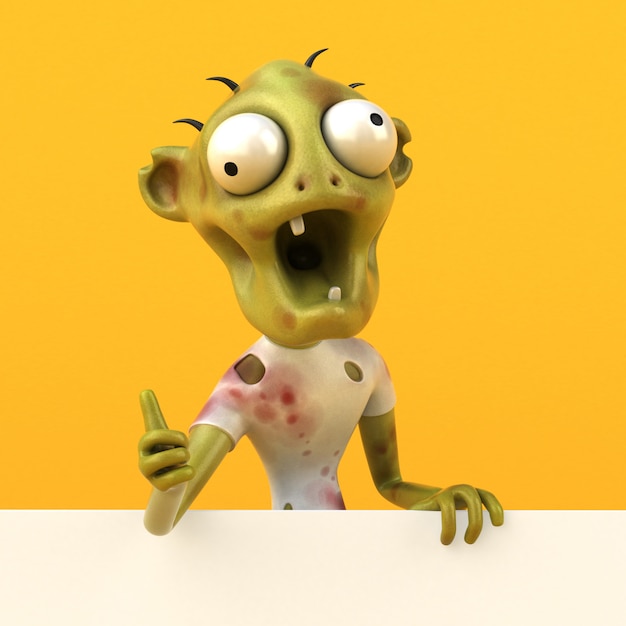 Animation zombie amusante