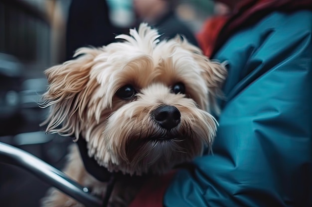 Animaux de compagnie en déplacement dans les transports en commun IA générative