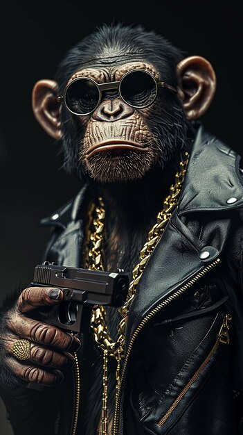 Photo des animaux de gangster