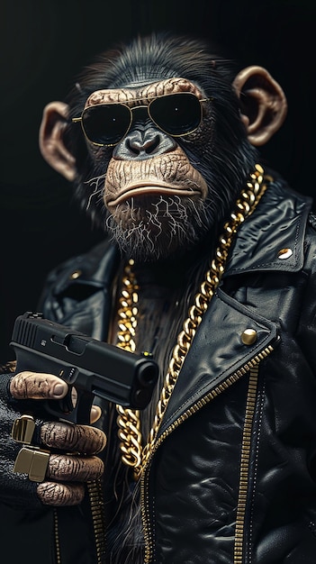 Photo des animaux de gangster