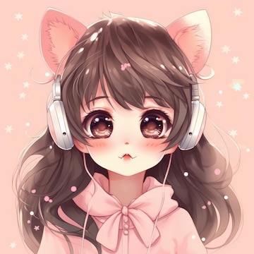 Anime kawaii fille g n rative ai photo premium