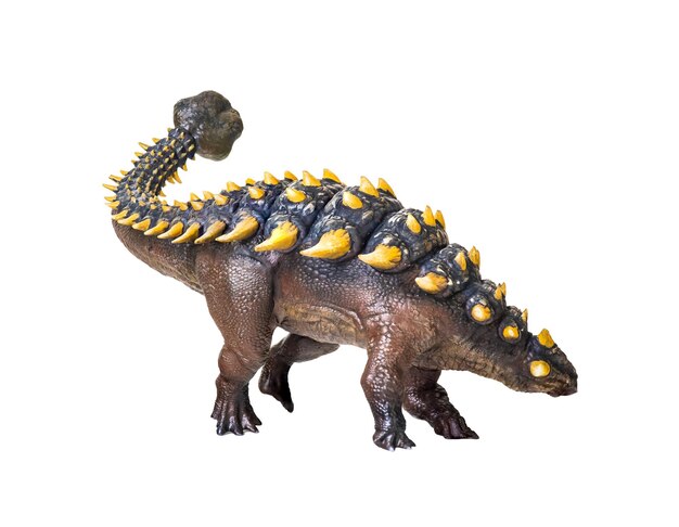 Ankylosaurus dinosaure à l'arrière-plan isolé