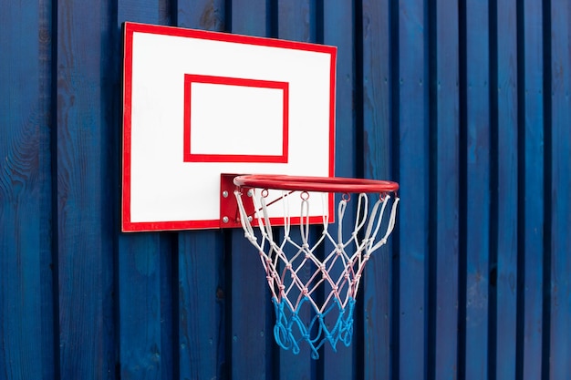 Photo anneau de basket-ball mini-panier de basket-ball extérieur avec netball