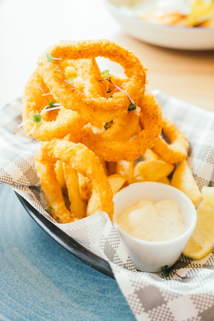 Anneau de calamars frits