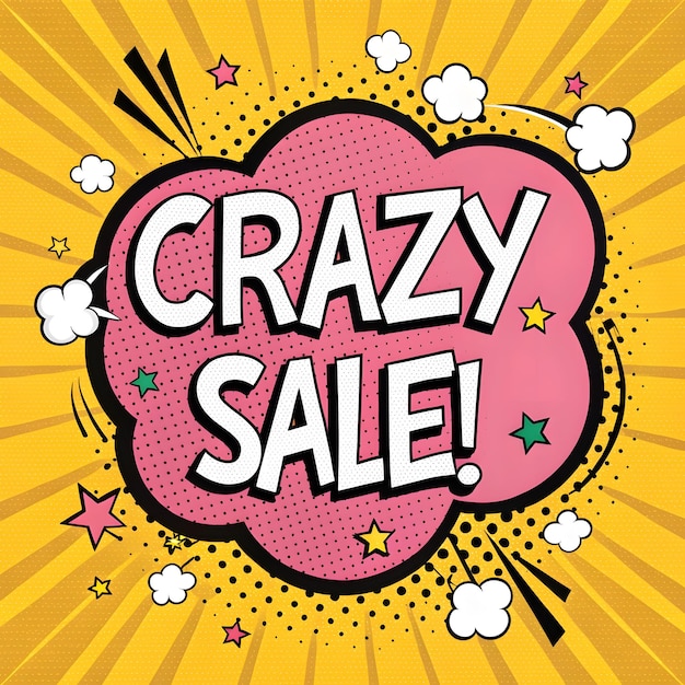 Annonce de la vente de la bande dessinée Pop Art