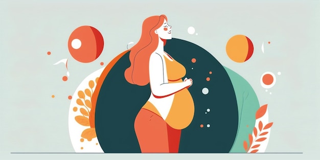 annonces d'illustration de femme enceinte