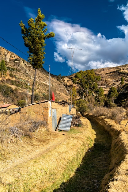 Antacocha village péruvien typique dans les andes