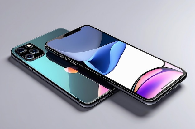 Antalya Turquie 12 septembre 2023 Une maquette d'iPhone 15 pro max nouvellement publiée avec un dos