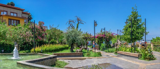 Antalya Turquie 19072021 Karaalioglu Park West Observation Terrace à Antalya Turquie lors d'une journée ensoleillée