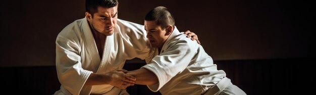 Photo des antécédents dans le sport du judo