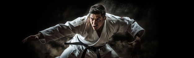 Photo des antécédents dans le sport du judo