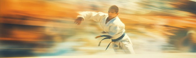 Photo des antécédents dans le sport du judo