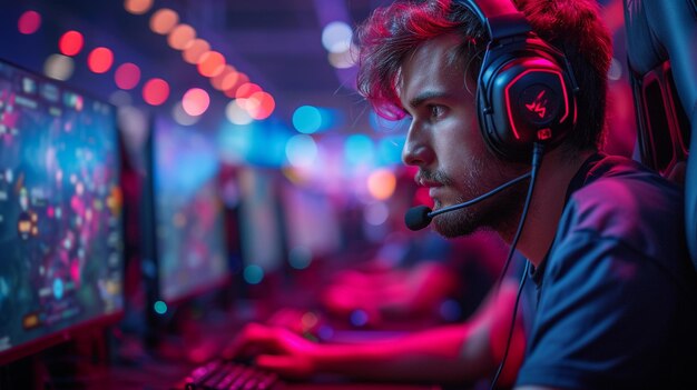 Les antécédents des joueurs d'une compétition professionnelle d'e-sports