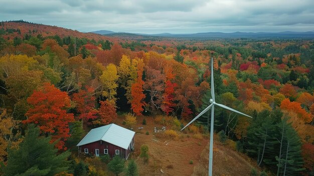 Antenne d'éolienne IA générative