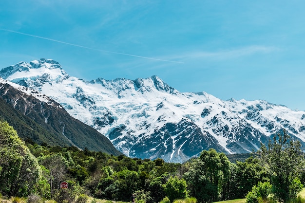 aoraki mount cook la plus haute montagne de nouvelle-zélande