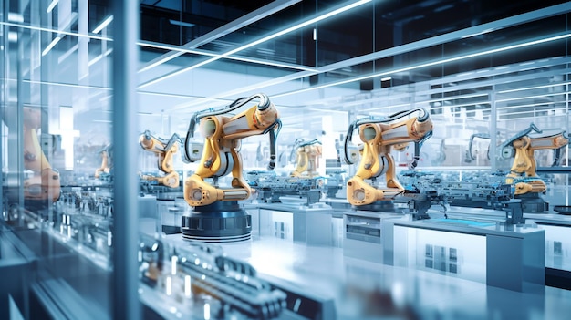 Aperçu de la fabrication future avec des robots humanoïdes