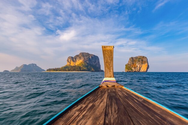 Aperçu de Koh Poda et des îles voisines