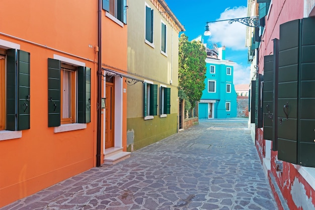 Aperçu d'une ruelle de Burano