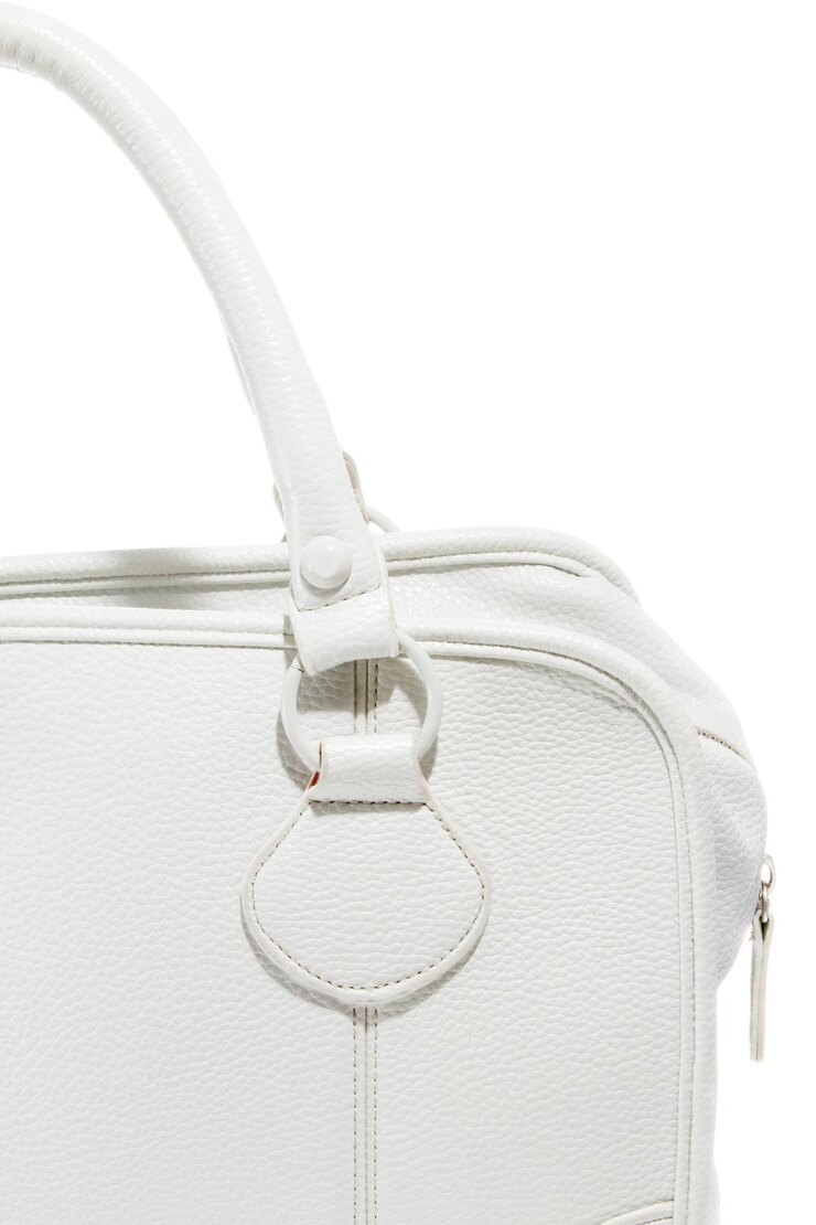 Aperçu sac à main en cuir blanc à la mode pour dames
