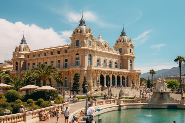 Photo des aperçus de magie une journée ensoleillée et vibrante au casino de monte carlo en 2007