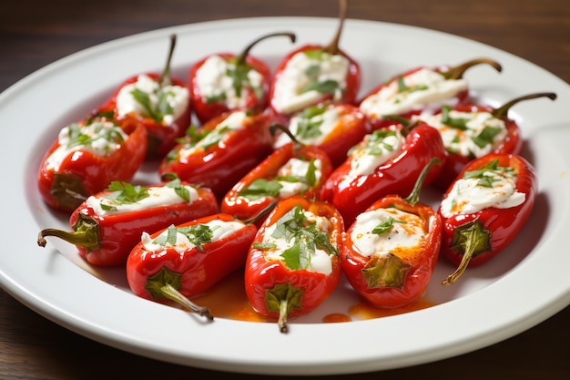 Apéritif italien Poppers aux cerises et aux poivrons