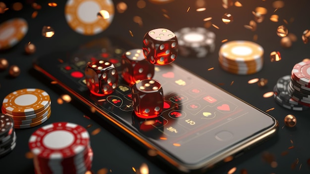 App de jeu en ligne de casino Texas Holdem roulette et une variété de jetons pour une immersion