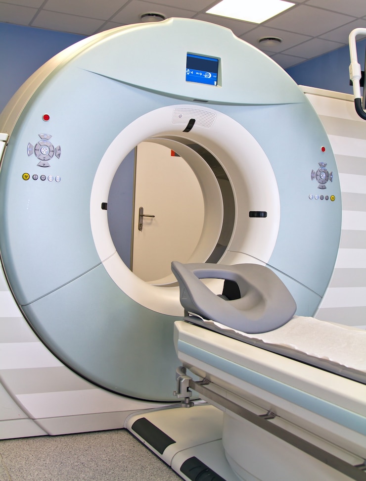Photo appareil d'irm dans un hôpital.
