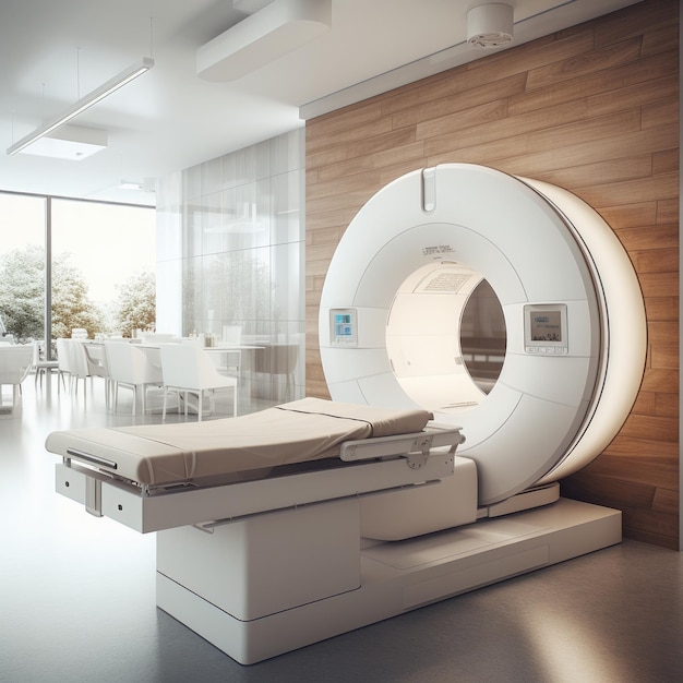Appareil de tomodensitométrie informatisé CT dans les équipements médicaux hospitaliers et les soins de santé ai génératif