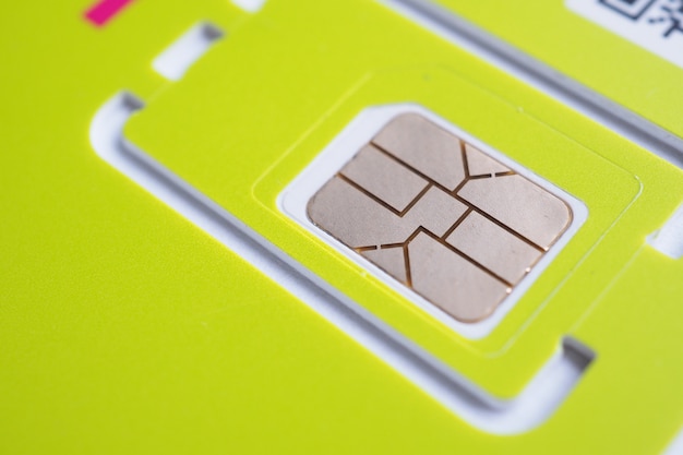 appelez sim cellule carte cellulaire