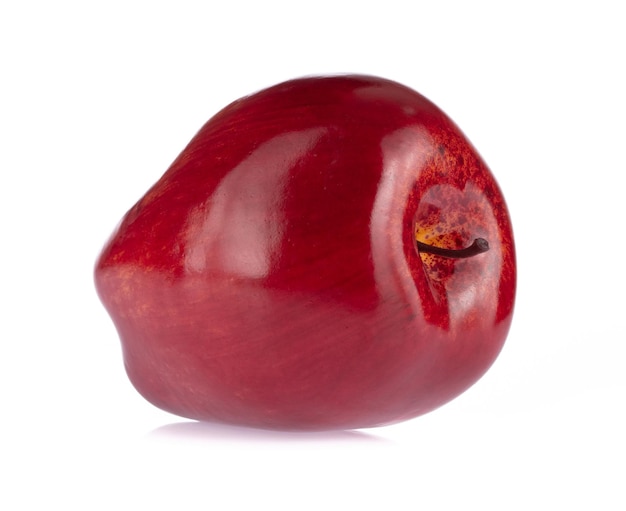 Apple pour la décoration ornements de fruits artificiels fausse imitation de mousse artificielle isolé sur fond blanc