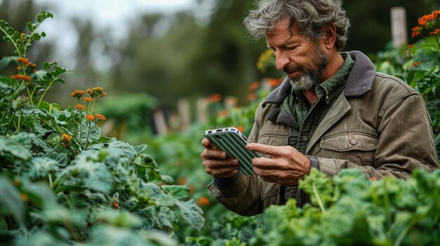 Photo appli mobile pour connecter les agriculteurs