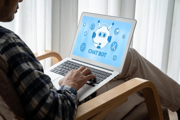 Application logicielle Chatbot pour les affaires en ligne à la mode