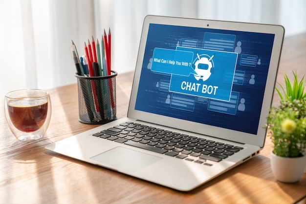 Application logicielle Chatbot pour les affaires en ligne modernes