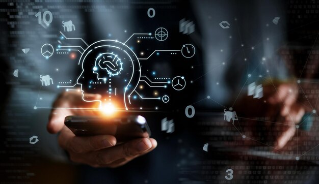 Application logicielle de chatbot pour les entreprises en ligne à la mode qui répond automatiquement aux questions des clients