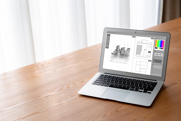 Application logicielle de conception architecturale à la mode pour les entreprises d'architectes