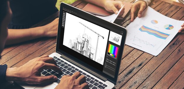 Application logicielle de conception architecturale à la mode pour les entreprises d'architectes
