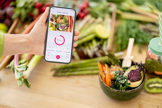 Application mobile pour suivre les calories consommées